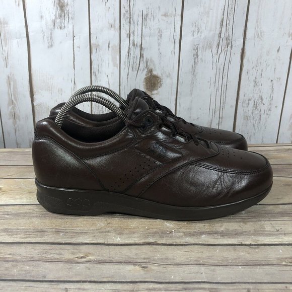 SAS Time Out Tripad Comfort Shoes Mens Size 9.5N Leather Lace Up Walking Brown - Picture 5 of 12